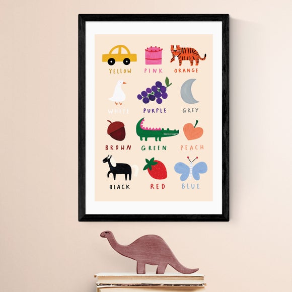 East End Prints Colour Illustration Chart Print