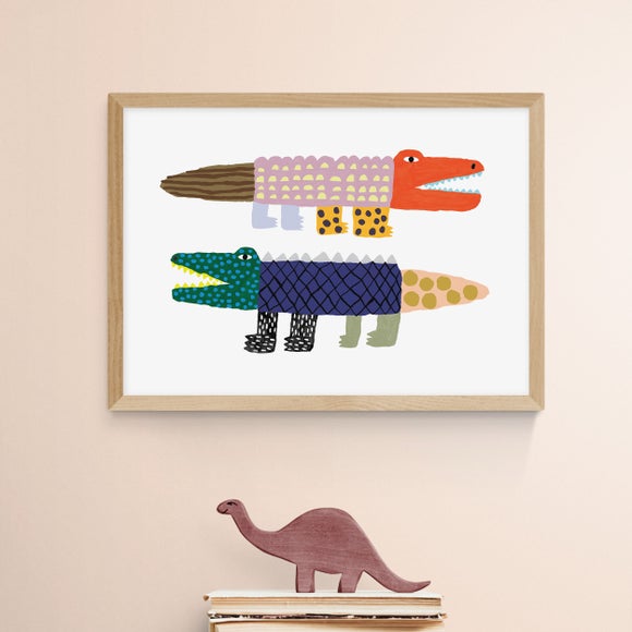 East End Prints Crocodile and Alligator Print