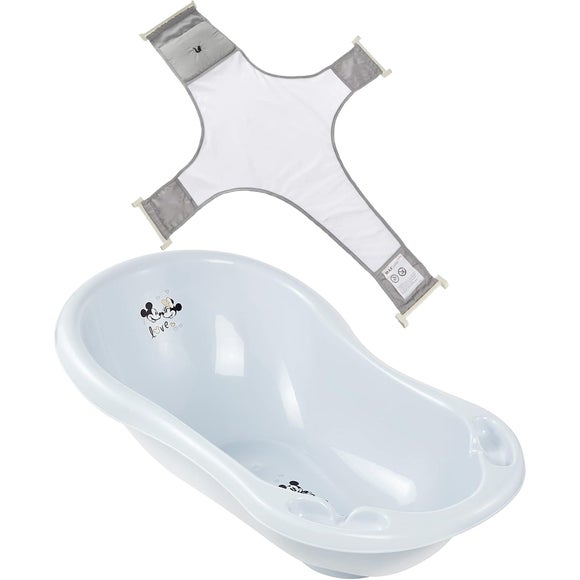 View Keeeper Minnie Mickey Baby Bath With Plug & Baby Bath Net View Keeeper Minnie Mickey Baby Bath With Plug & Baby Bath Net