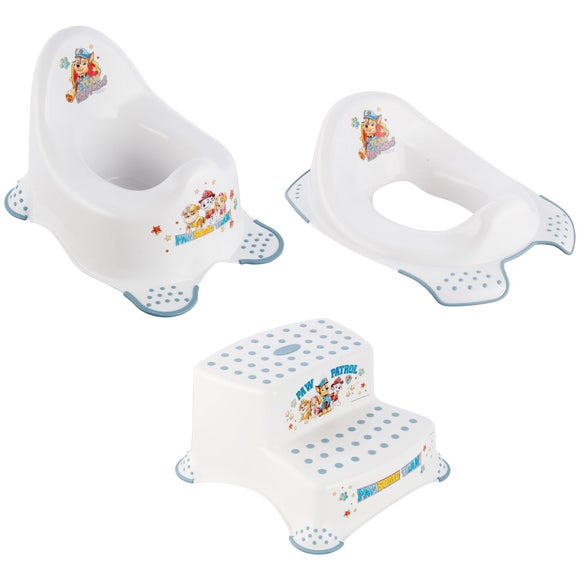 Click to view product details and reviews for Keeeper Paw Patrol Baby Toilet Starter Set With Double Step Stool. Click to view product details and reviews for Keeeper Paw Patrol Baby Toilet Starter Set With Double Step Stool.