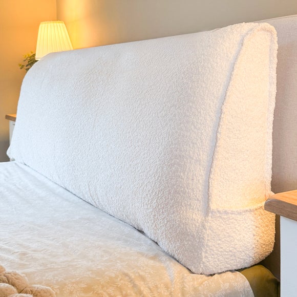 View Snug Boucle Headboard Bolster Cushion View Snug Boucle Headboard Bolster Cushion
