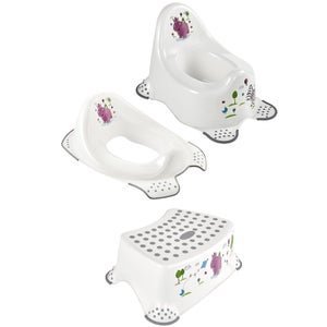 Keeeper Funny Zoo Toilet Starter Set With Single Step Stool