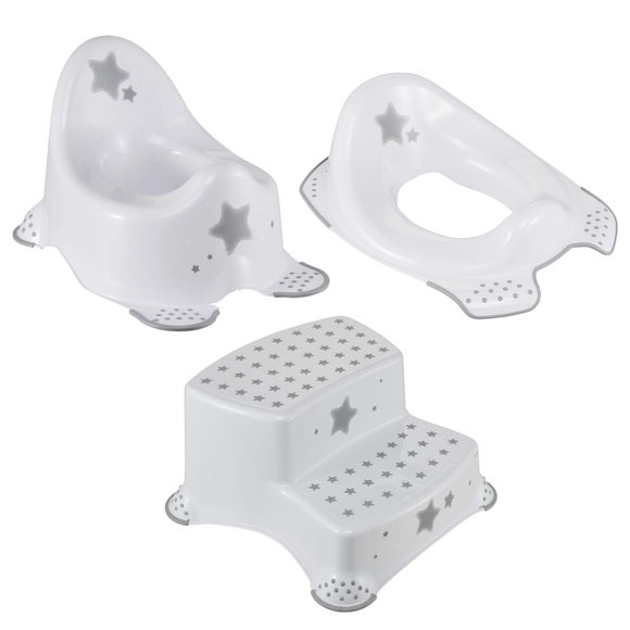 Click to view product details and reviews for Keeeper Stars Baby Toilet Starter Set With Double Step Stool. Click to view product details and reviews for Keeeper Stars Baby Toilet Starter Set With Double Step Stool.