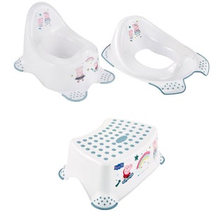 Keeeper Peppa Pig Baby Toilet Starter Set With Single Step Stool
