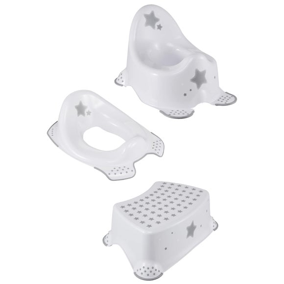 Click to view product details and reviews for Keeeper Stars Baby Toilet Starter Set With Single Step Stool. Click to view product details and reviews for Keeeper Stars Baby Toilet Starter Set With Single Step Stool.