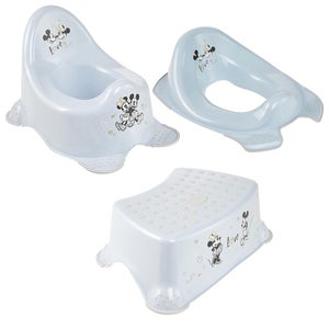 Keeeper Minnie Mickey Baby Toilet Starter Set With Single Step Stool