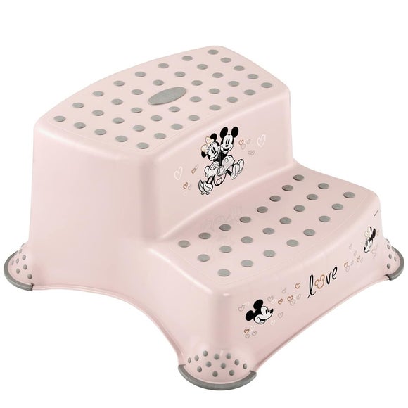 Keeeper Minnie Mickey Double Step Stool with Anti Slip Function
