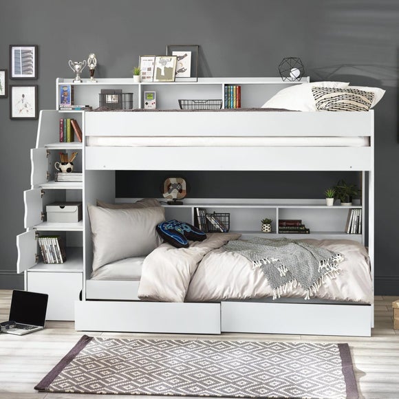 View Camelot Staircase Bunk Bed Frame View Camelot Staircase Bunk Bed Frame