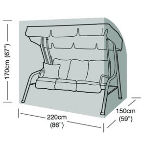 3 Seater Garden Swing Seat Super Tough Cover
