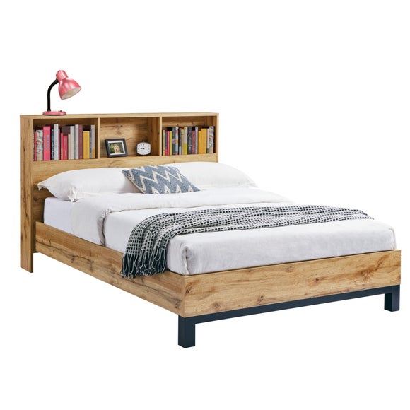 View Bali Bookcase High Back Bed Frame View Bali Bookcase High Back Bed Frame