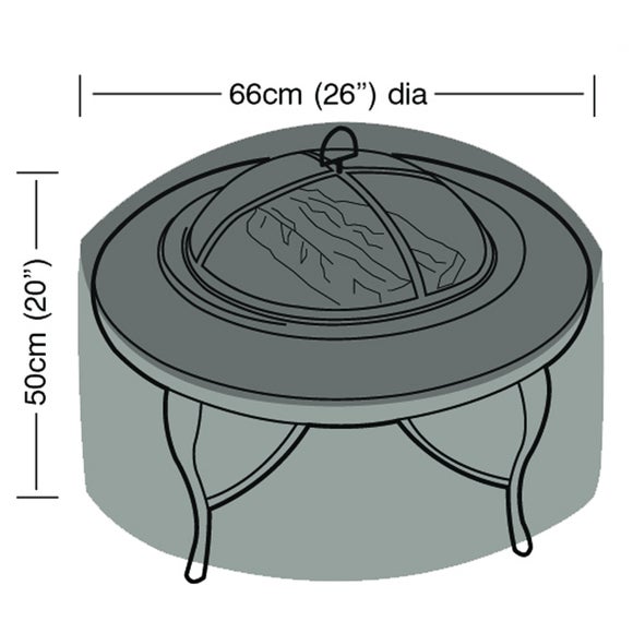 Small Firepit Super Tough Cover