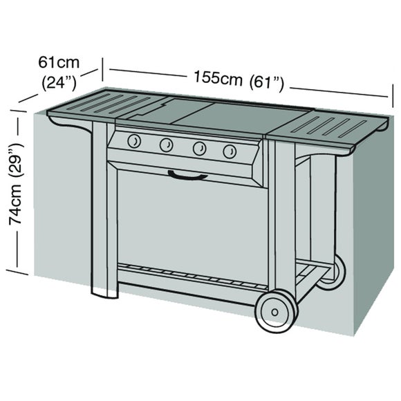 Large Flatbed Barbecue Super Tough Cover