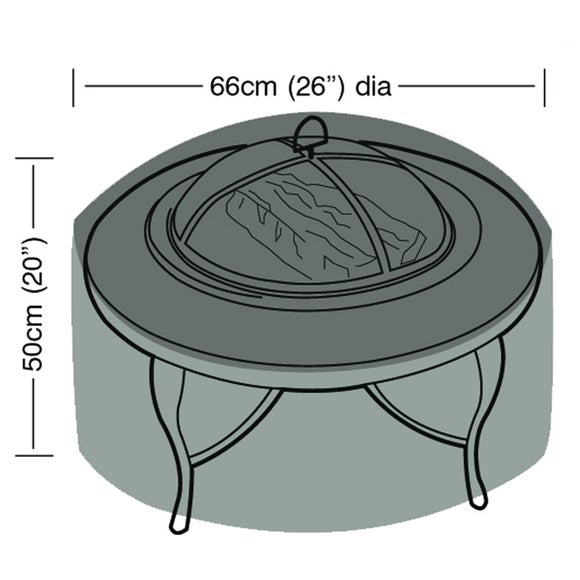 Small Firepit Super Tough Cover