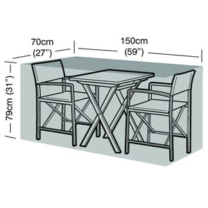 2 Seater Large Bistro Set Super Tough Cover