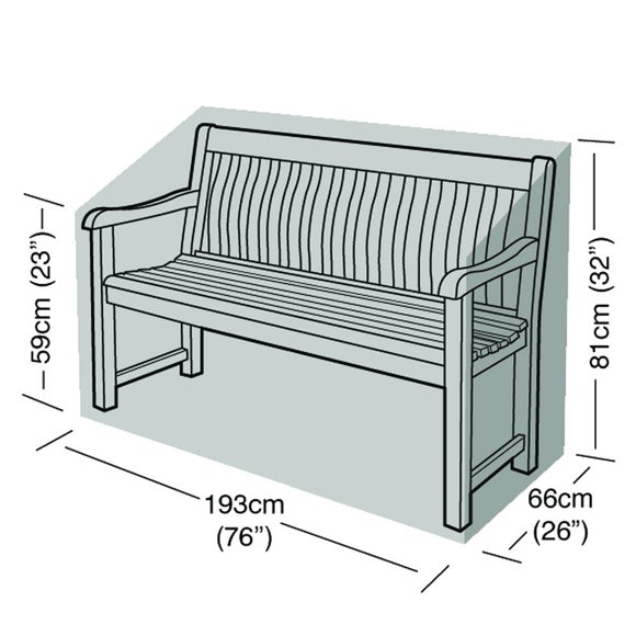 3-4 Seater Garden Bench Super Tough Cover