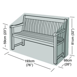 3-4 Seater Garden Bench Super Tough Cover