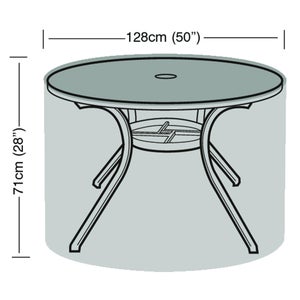 4-6 Seater Round Garden Table Super Tough Cover