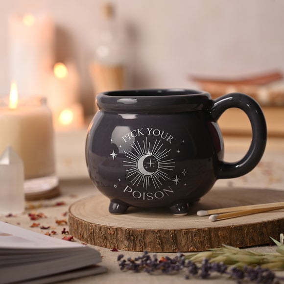 Mystic Legends Pick Your Poison Cauldron Mug