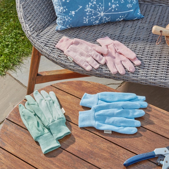 Smart Garden Pack of 3 Jersey Grips Large Gardening Gloves