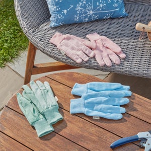 Smart Garden Pack Of 3 Jersey Grips Gardening Gloves
