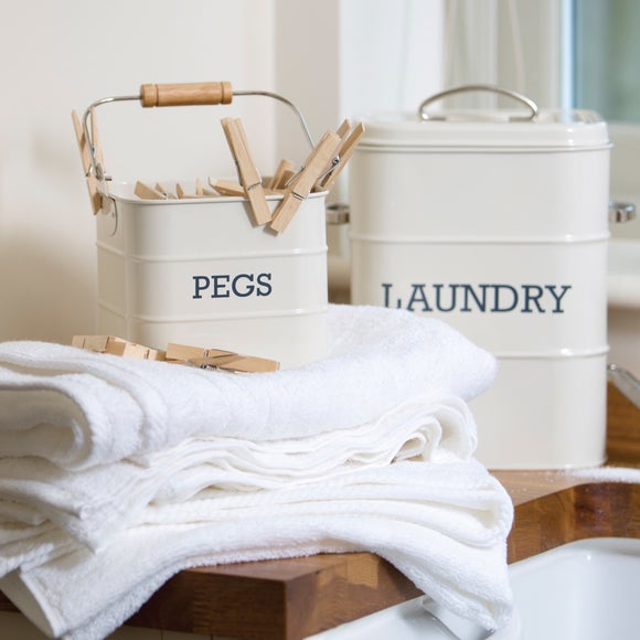 Click to view product details and reviews for Kitchencraft Living Nostalgia Peg Tin With Hook.