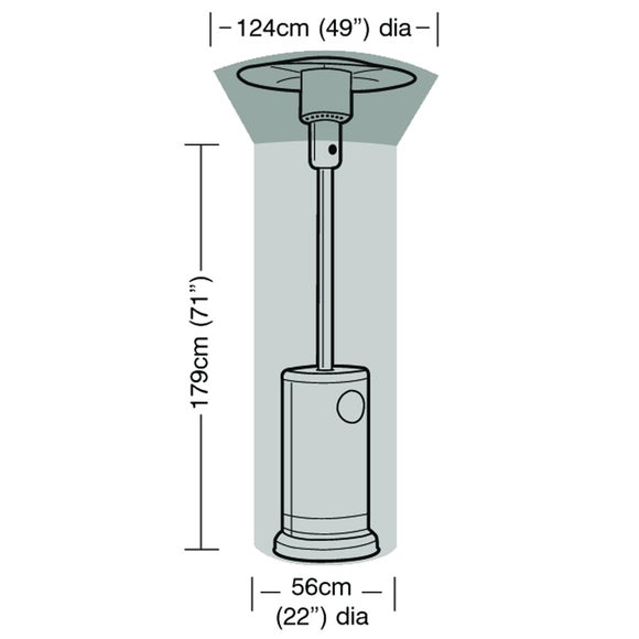 View Patio Heater Premium Super Tough Cover View Patio Heater Premium Super Tough Cover