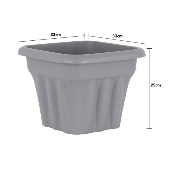 Photo 4 of Wham Vista Pack Of 4 Square Plant Pots