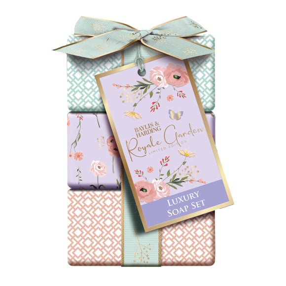 Baylis and Harding Royale Garden Wrapped Soaps Gift Set