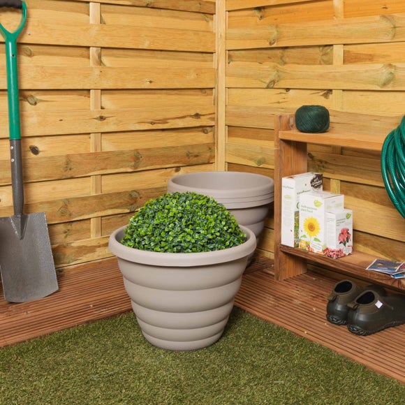 Wham Beehive Pack of 4 Round Plant Pots