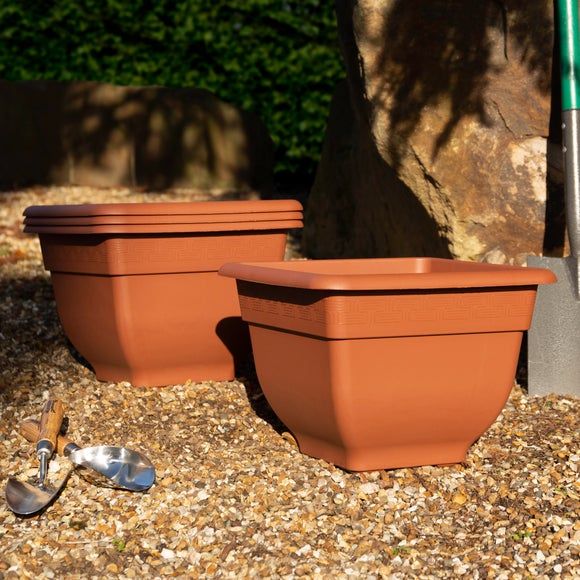 Bell Pot Pack of 4 Round Plant Pots