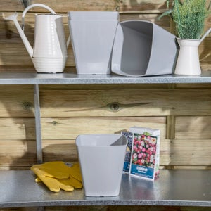 Wham Studio Pack Of 4 Square Plant Pot Covers