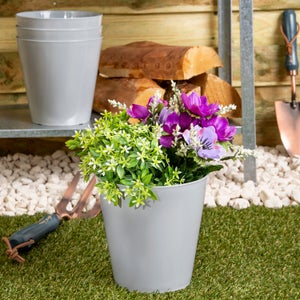 Wham Studio Pack Of 4 Round Plant Pot Covers