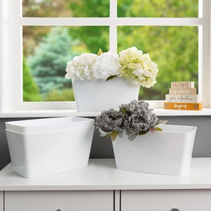 Wham Studio Pack Of 4 Rectangular Plant Pot Trough Covers
