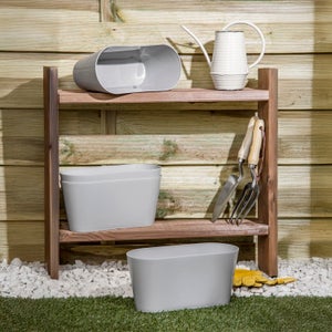 Wham Studio Pack Of 4 Oval Trough Plant Pot Covers