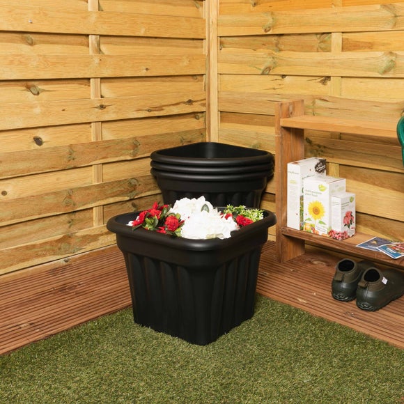 Wham Vista Pack of 4 Corner Plant Pots