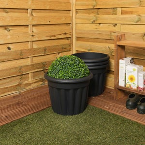Wham Vista Pack Of 4 Round Plant Pots