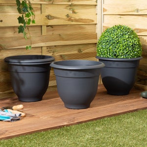 Bell Pot Pack Of 4 Round Plant Pots
