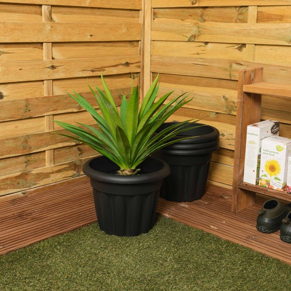 Wham Vista Pack of 4 Round Plant Pots