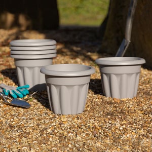 Wham Vista Pack Of 6 Round Plant Pots