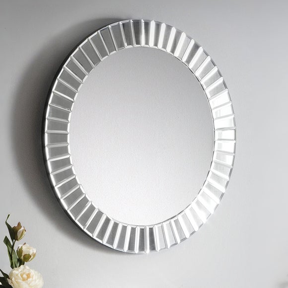 Click to view product details and reviews for Sonata Bevelled Edge Round Wall Mirror.
