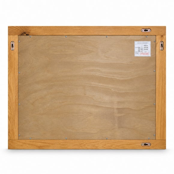 Photo 5 of Marlborough Oak Framed Rectangle Wall Mirror