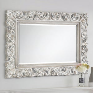 Baroque Distressed Rectangle Wall Mirror