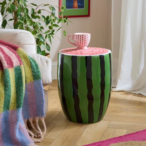 Watermelon Ceramic Side Table