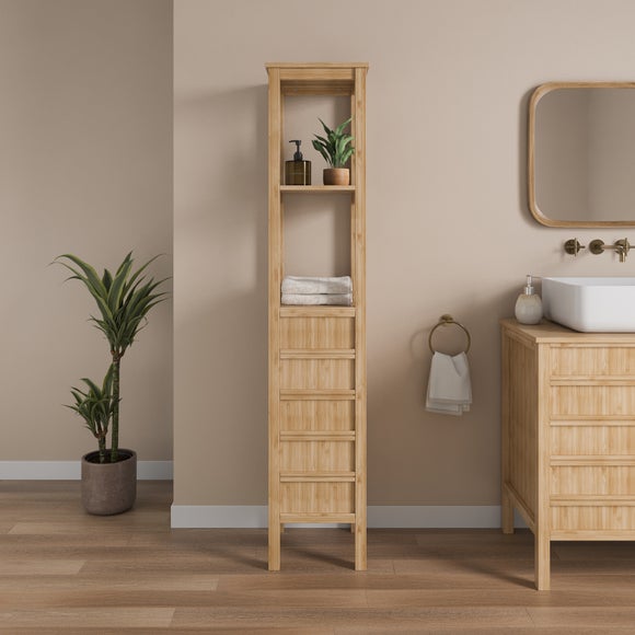 View Oto Tallboy Storage Unit- Bamboo View Oto Tallboy Storage Unit- Bamboo