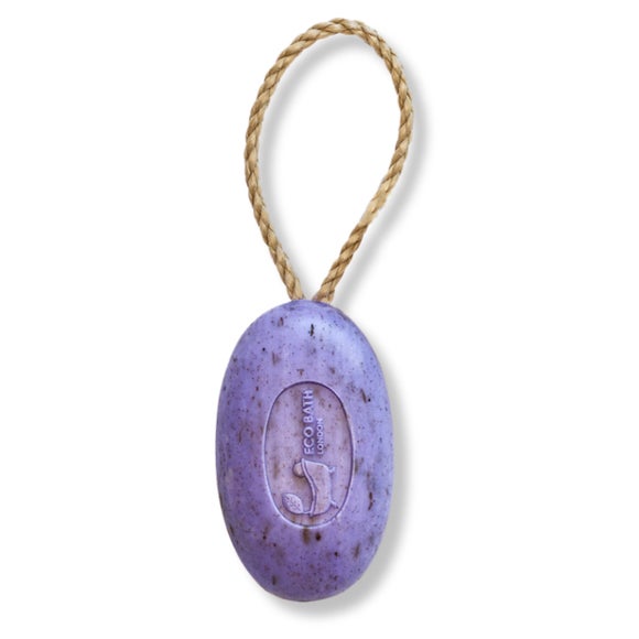 View Eco Bath London Lavender Soap On A Rope View Eco Bath London Lavender Soap On A Rope