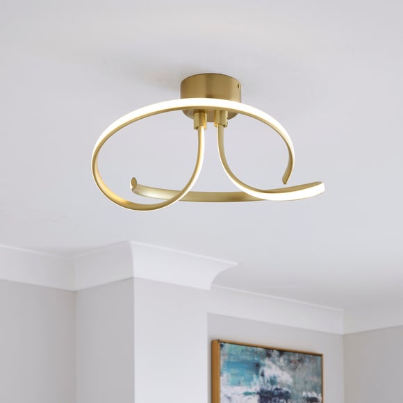 View Cortez 2 Arm Led Ceiling Light View Cortez 2 Arm Led Ceiling Light