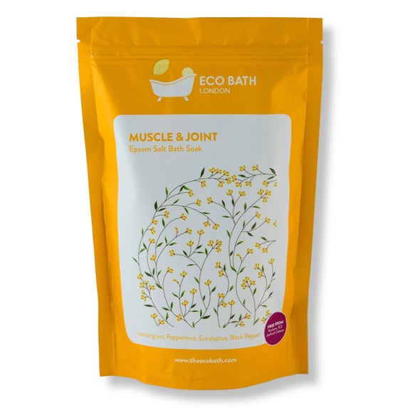Click to view product details and reviews for Eco Bath London Muscle And Joint Epsom Bath Soak Salt Pouch.