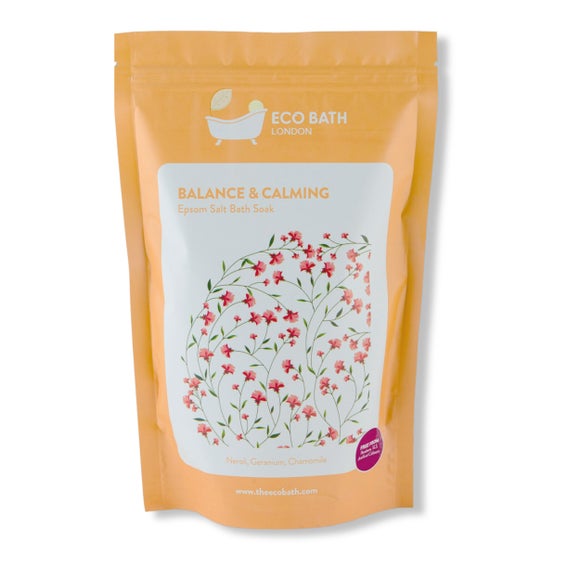 Eco Bath London Balance and Calming Epsom Bath Soak Salt Pouch