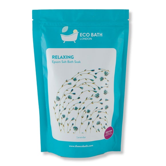 Eco Bath London Relaxing Epsom Bath Soak Salt Pouch