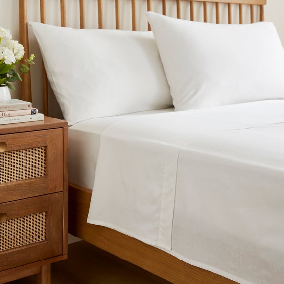 Soft Cotton Plain Fitted Sheet